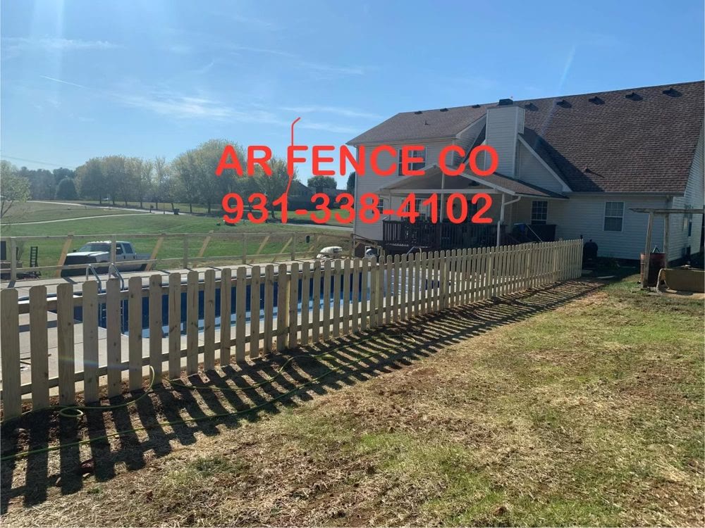 Completed fence project in Stewart County, Tennessee